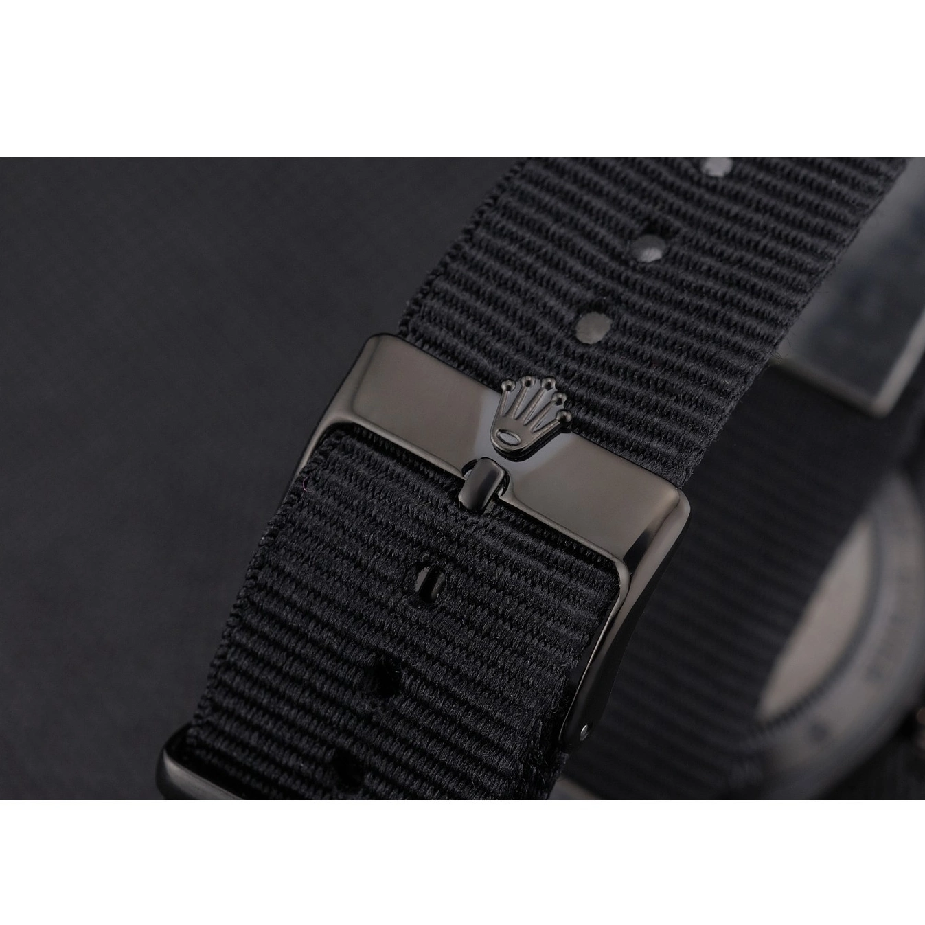 Aaa fake watches Rolex Milgauss 622001 Bamford Strap Nylon Black 0603